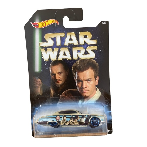 Star Wars Hot Wheels Master & Appreciate Car Obi-Wan Kenobi and Qui-Gon Jinn - Picture 1 of 2